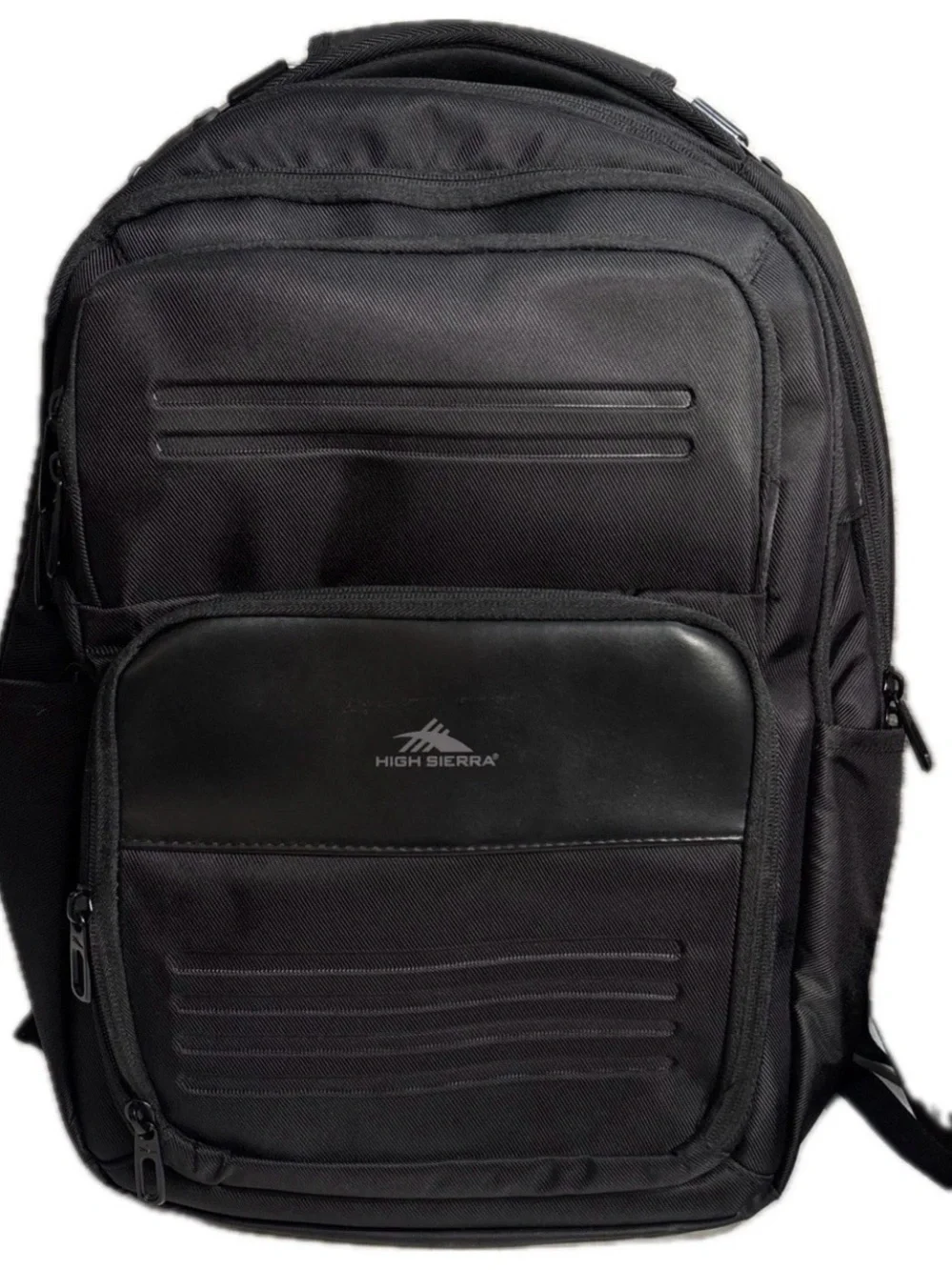 High Sierra Black elite pro business travel Laptop Backpack USB port carpenter